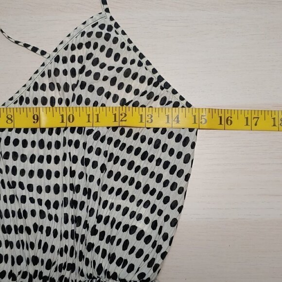 NWT ZARA Polka dot elastic waist asymmetrical hem camisole - Picture 8 of 13